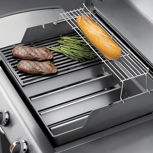 Bratwarm 7636 Edelstahl Flavorizer Bars für Weber Spirit I & II 300 e310 e320 S310 S320 Series, Aromaschienen Ersatzteile für Weber Spirit 300 Serie, Flammenverteiler