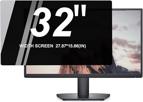 32" Computer Privacy Screen for Monitor, Anti Glare Film Protector Film for Data Confidentiality Suit for Desktop Computer Screen