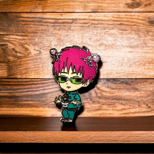Image of Saiki K Enamel Pin - Figure Pin, Manga Merch, Gifts