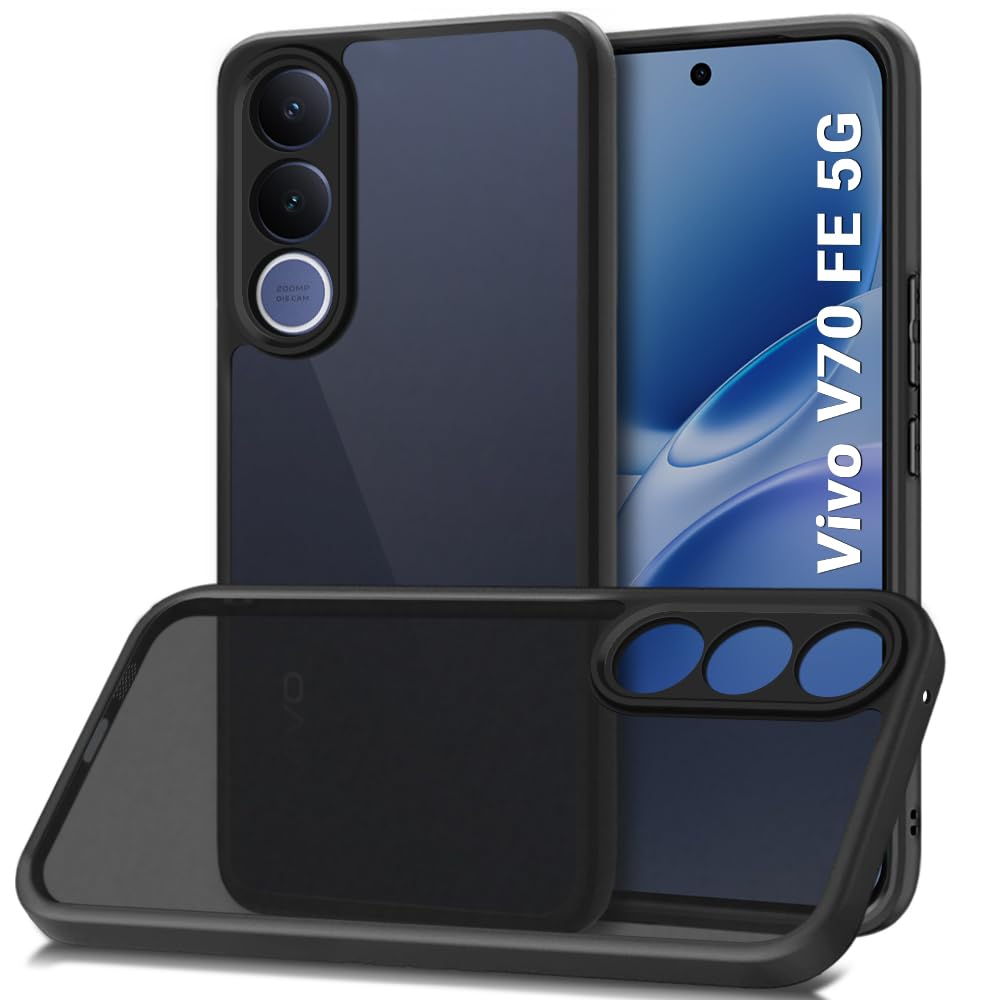 TheGiftKart Hybrid Shockproof Back Cover Case for Motorola Moto Signature 5G | Camera Protection Module | Hard Back Case Cover for Moto Signature (PC & TPU, Translucent Smoke Matte Back, Black Sides) — Amazon image 29