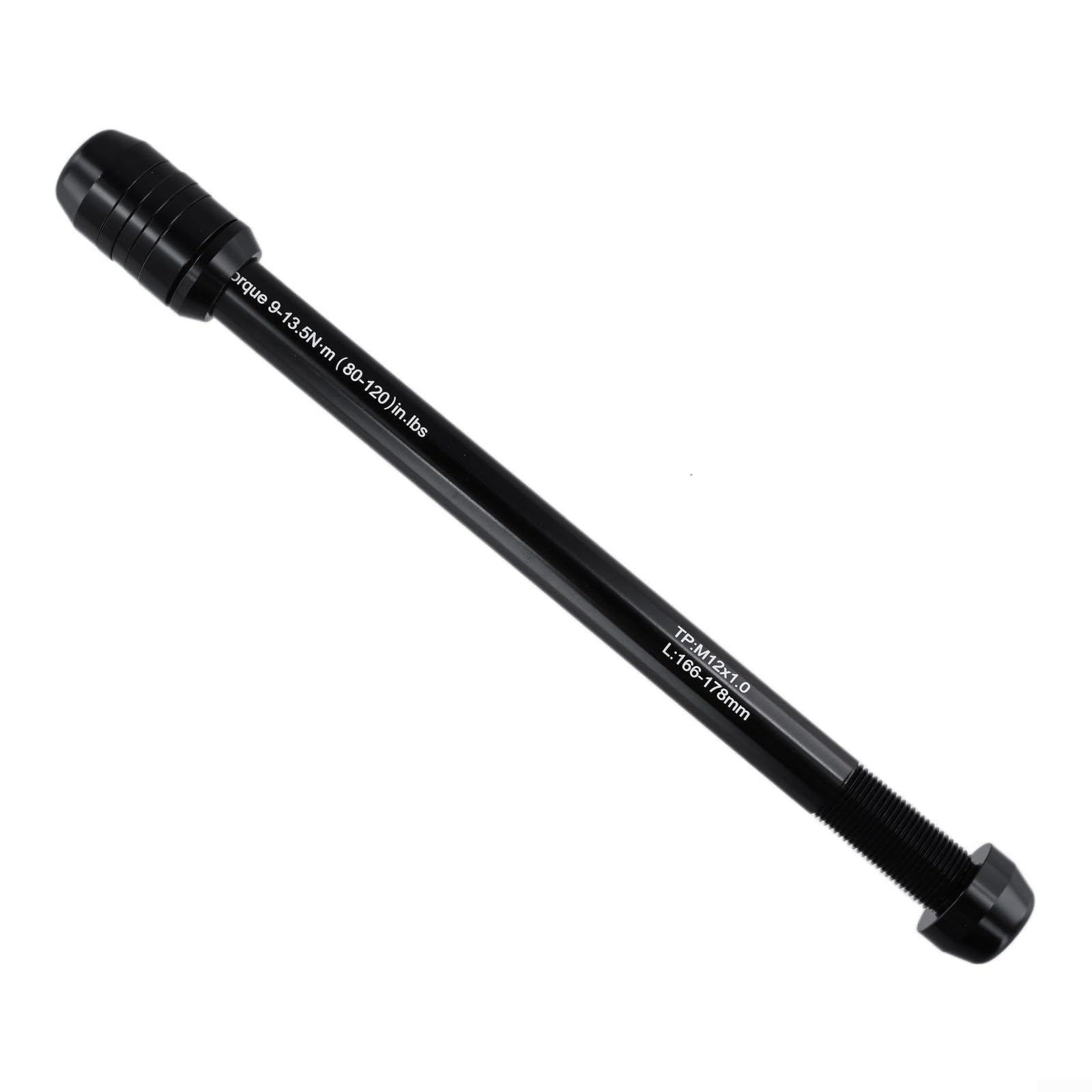 Bike Trainer Thru Axle Skewer Aluminum Alloy Thru Axle Adapter With Adjustable Spacers For P1.0 P1.5 P1.75 Rear Axle For Indoor Cycling Stationary Training Setup Black 12X142mm To 12X148mm (P1.0)