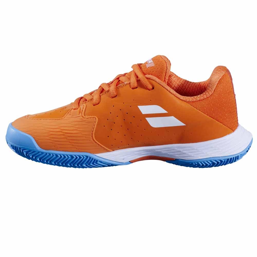 Babolat Dzieci Prop Jr 3 Cly Trampki Do Tenisu Ziemi Bita Pomarańczowy EU Neu