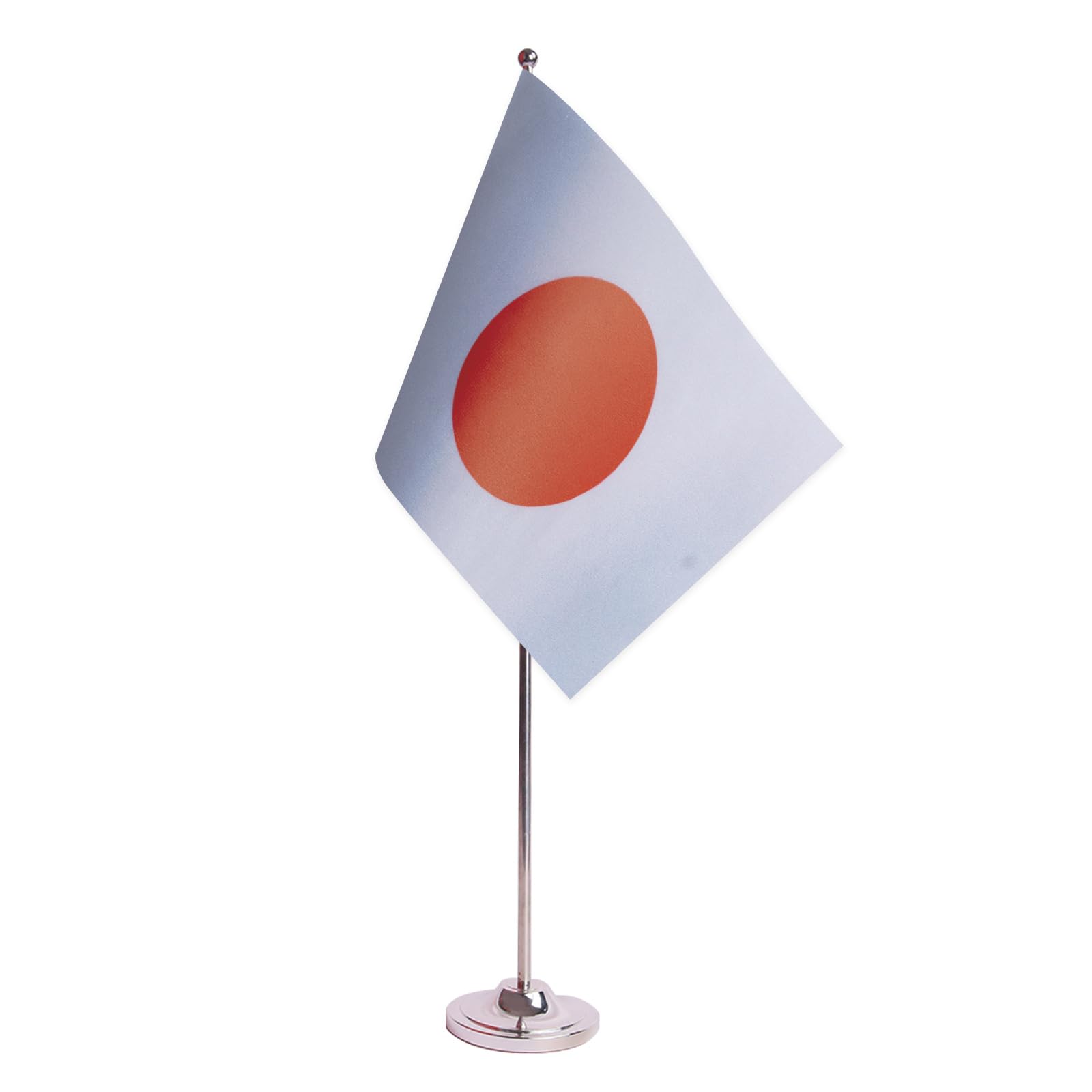 AZ FLAG Japan Prestige Table Flag 6'' x 9'' - Japanese Office Decoration 100% Satin 22 x 15 cm - Desk Flag with Steel Pole and Base