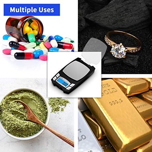 Kubei Rechargeable Digital Pocket Scale 500G/0.01G, Mini Electronic Jewelry Scale, Portable Food Scale Jewelry Gram Scale, Small Milligram Scale With Lcd Display #TOP6