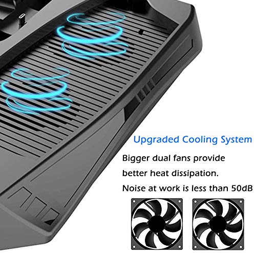 image for CXZ Vertical Stand Cooling Fan for Sony PS5 Console Ultra HD\\Digital 