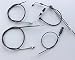Auto-Moto Throttle Cable For YAMAHA PW50 Cables Set Front + Rear Brake + Throttle + Choke Y-ZING PEEWEE 50