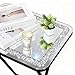blingworld Mirrored End Table Crushed Diamond Folding TV Dinner Table Tray, Portable Sofa Side Table, Easy Assembly and Storage, Ideal for Snacks and Meals in Living Room, Black and Silver
