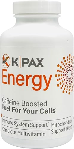 K-Pax Energy - Nutrientes mitocondriales de alta potencia - Multivitamínico energético estimulante inmunológico - 120 tabletas