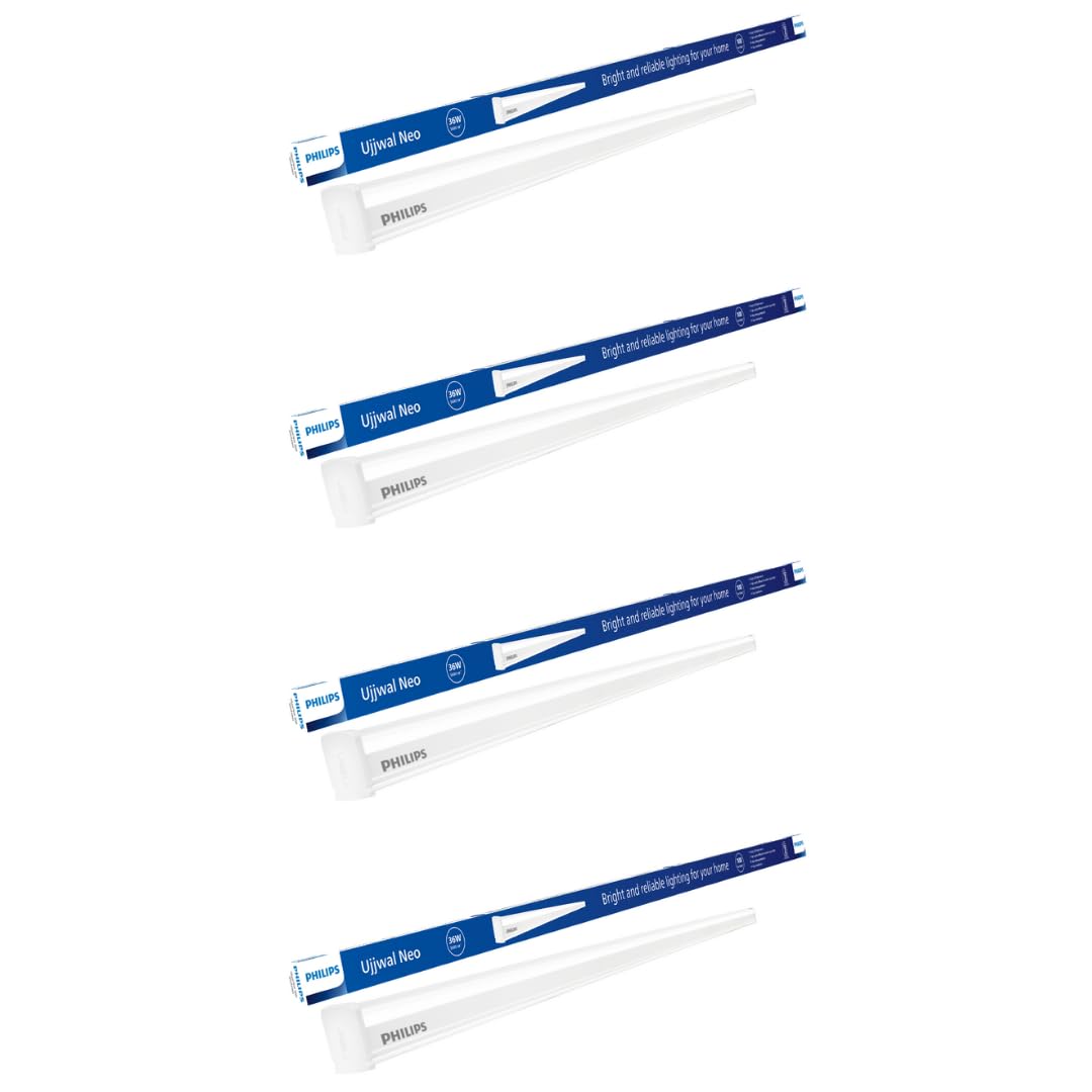 PHILIPS 36 W LED Tubelight | Ujjawal Neo LED Tubelight for Home & Hall, Colour : Cool Day Light, Pack Of 4-image-24