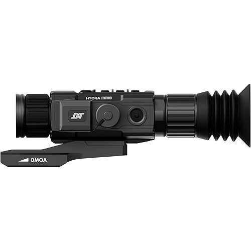 DNT Optics Hydra-LRF Multi-Function Thermal Scope with Laser Rangefinder and Ballistic Calculator - Standalone Scope, Clip-On, Handheld Monocular