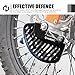 NICECNC Black Front Disc Guard Compatible with Gas Gas EC250/300 2021-2024 EC350F 2021-2023 MC125 2021-2024 Brake Rotor Disc Protector Cover Compatible with KTM 125 SX 2015-2024 See Fitment
