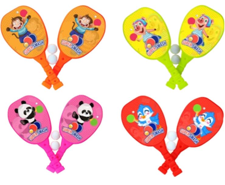 Plastic Badminton Racket for 3year Above Age Child/Portable Easy to Carry lite Weight/Assorted Colours / 1 Pair of Racket with 1 Pair of Balls (Badminton Racket) (B0CJVNZKSL) Amazon Price History, Amazon Price Tracker