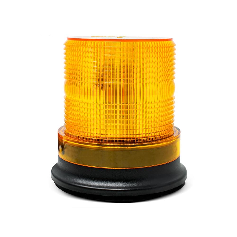 60AMAG Magnet Mounted Snow PLOW Emergency Amber LED Strobe Beacon Warning Light