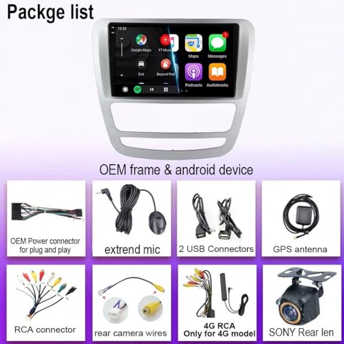 Pantalla de Coche para JAC T6 T8 con Android Auto Inalámbrico GPS 1G 32G 7