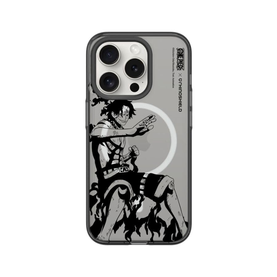 Coque iPhone 15 Pro MagSafe RhinoShield pour passionnés de manga