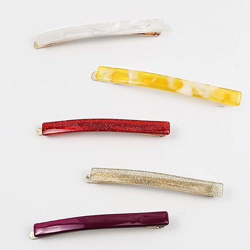 Vista 13 de MIAO JIN 14 pinzas para el cabello, pasadores de acetato, accesorios para el cabello, pinzas geométricas para el cabello (7 diseños)