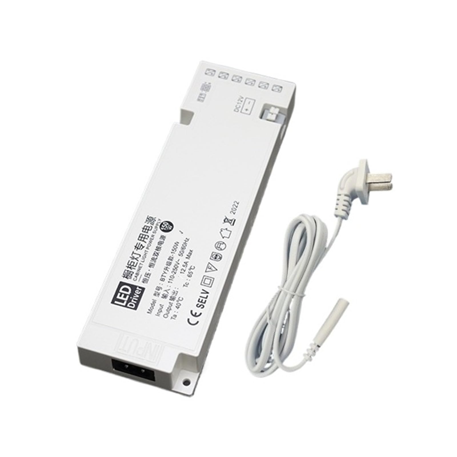 Interrupteur basse tension 24V 150W avec 6 ports pour ruban LED et éclairage de meuble