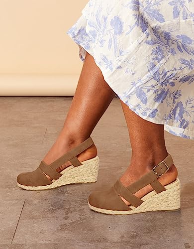 Image of Juliet Holy Womens Wedges Sandals Platform Espadrilles Slingback Closed-toe Clogs Sandals