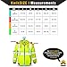 KwikSafety - Charlotte, NC - PATROL Safety Jacket [NO FUZZ Balls] Class 3 ANSI Tested OSHA Compliant Reflective Mens Fleece Hoodie/Yellow Medium