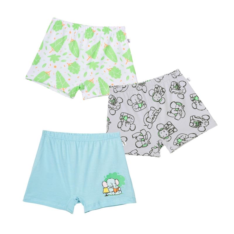 Image of YouGotPlanB Cotton Boxers for Girls | Ages 2-16 Years | Relaxed Fit | Gentle Elastic Waistbands | Breathable & Tagless