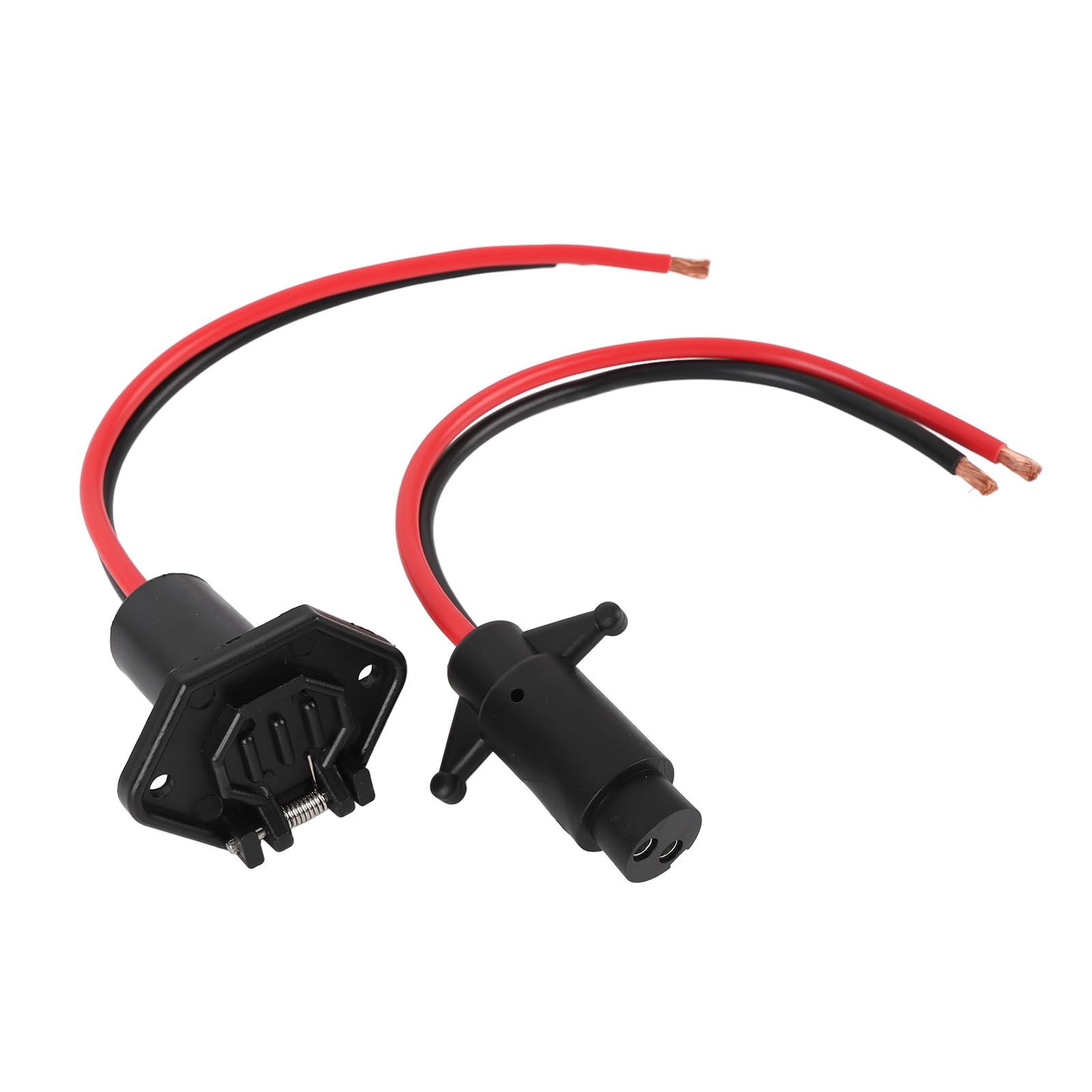 Prise et Prise de Moteur à la Traîne 12V, Connecteur étanche à 2 Fils pour Bateaux Marins, Kayaks, Connexion Rapide Robuste