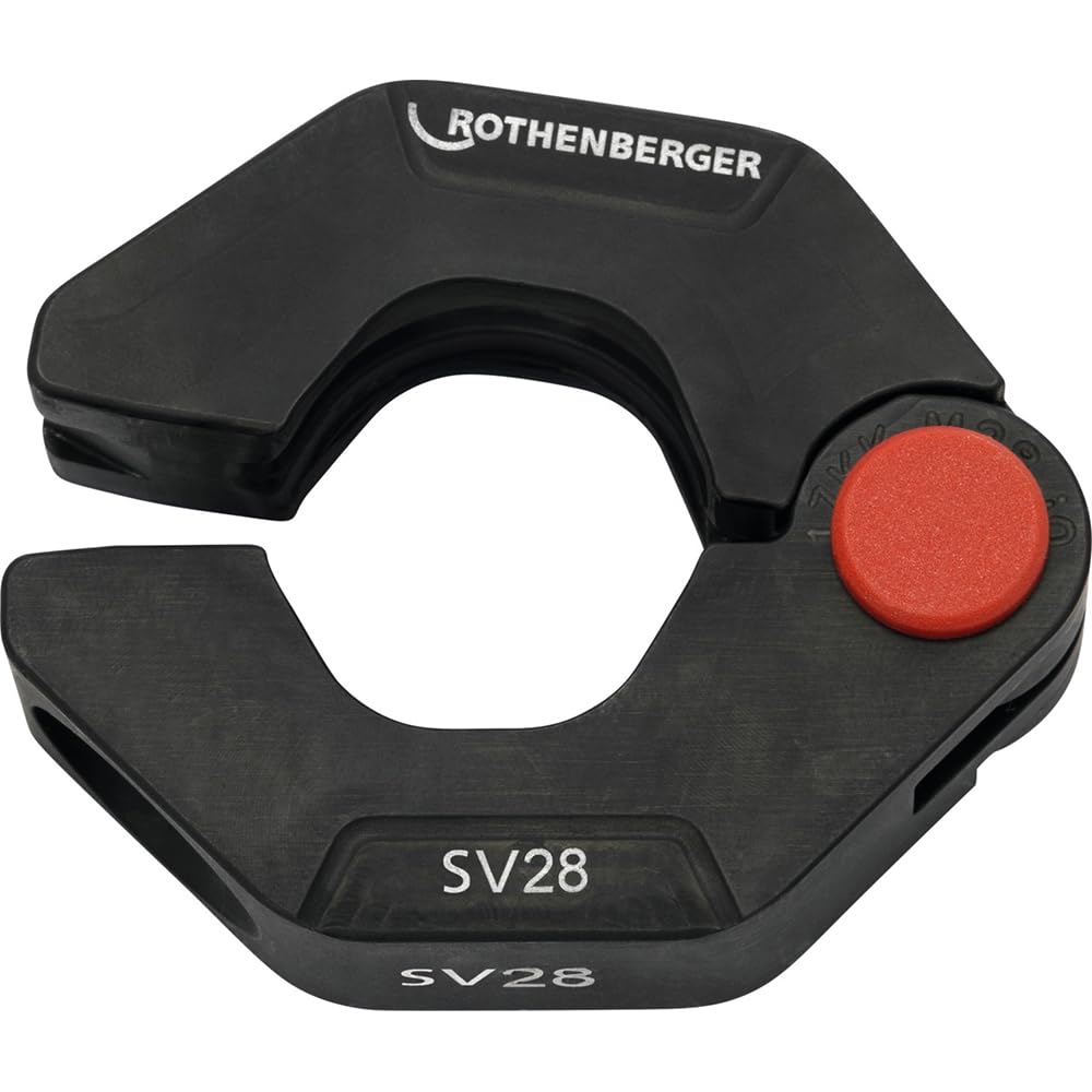 ROTHENBERGER Pressring, SV Pressbacken Kontur, 28mm Arbeitsbereich Durchmesser | 1000003878 | Pressring, Rohrleitungssystemen, Pressen, Industriewerkzeug Presse