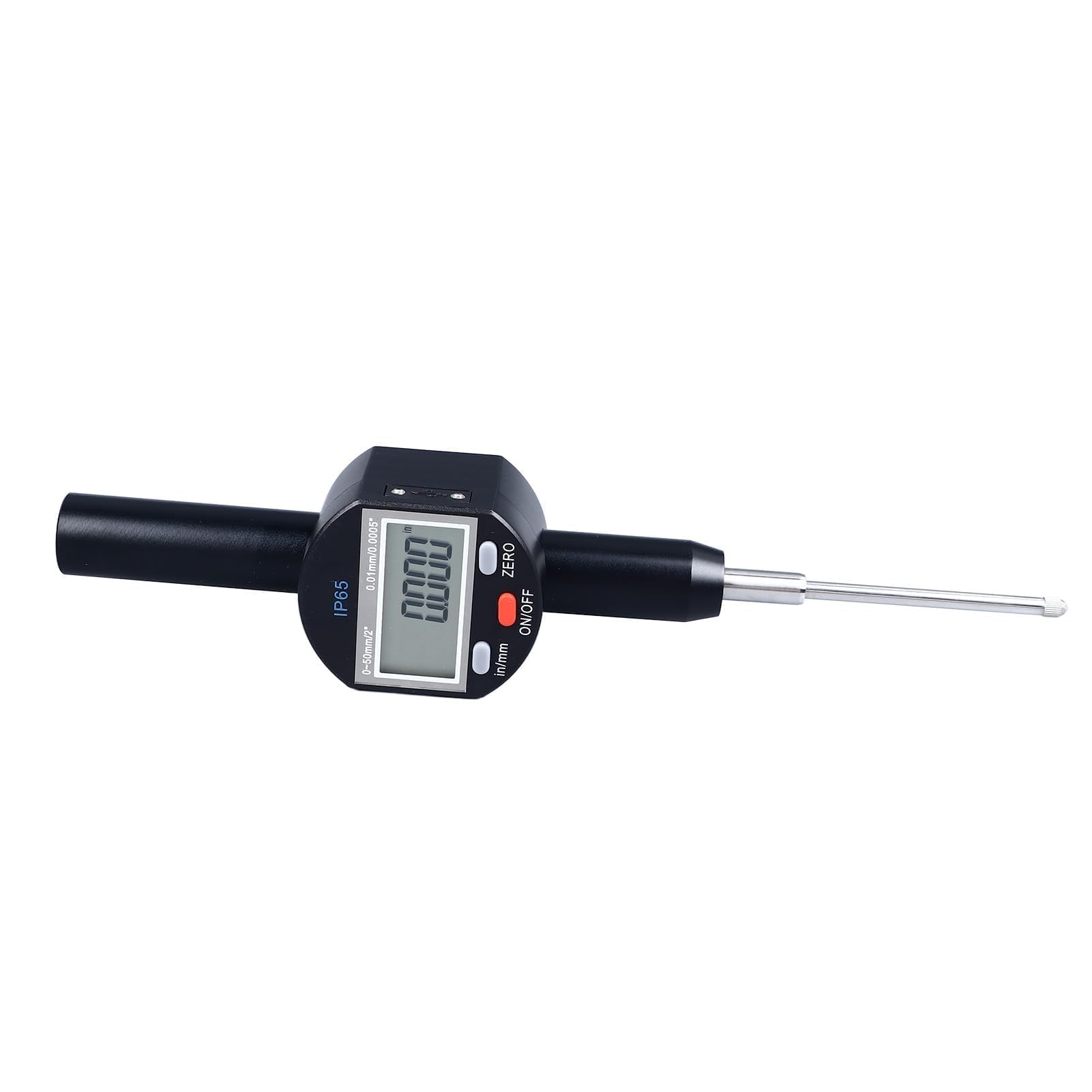Indicador De Cuadrante Electrónico, Resolución De 0,01mm 0,0005pulgadas, Rango Medición 0 a 50 Mm 2 Pulgadas Ip65 Indicador De Prueba De Dial, Electrónico a Prueba De Agua Indicador De Dial Digital