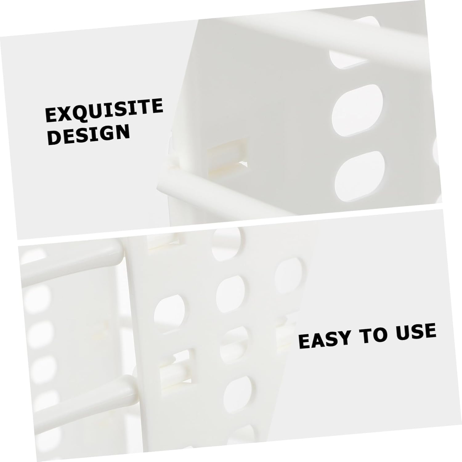 Foldable Wall Mounted Clothes Basket Large White PP Laundry Hamper for Household Storage Bathroom Organizer for Dirty Clothes and Items