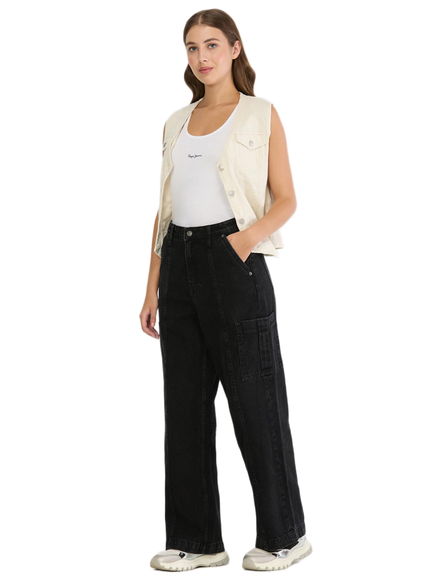 pepe jeans Women Casual Pants-picture-20