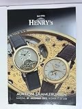  HENRY\'S AUKTION SAMMLERUHREN am 07.Dezember 2013 , 99 Seiten
