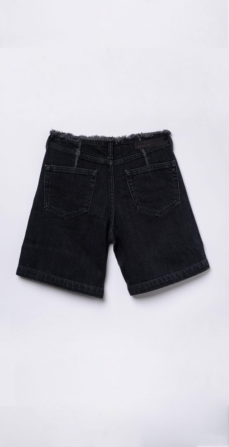 Replay Sg9630.050.589 965 - Pantalón Corto Vaquero con Tejido elástico Niñas