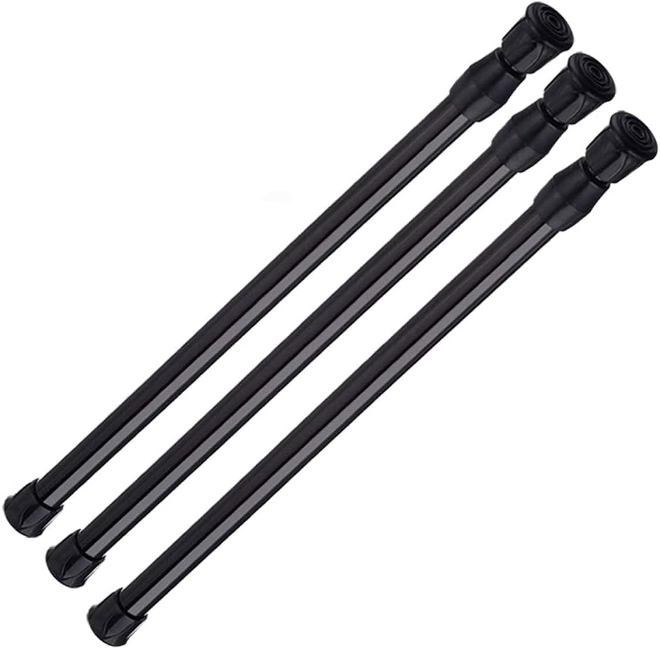 AIZESI 3 PCS Tension rod 16 to 28 inch Spring Tension Rods