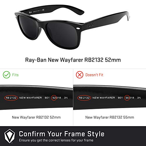 Image of Revant Replacement Lenses for Ray-Ban New Wayfarer RB2132 Sunglasses