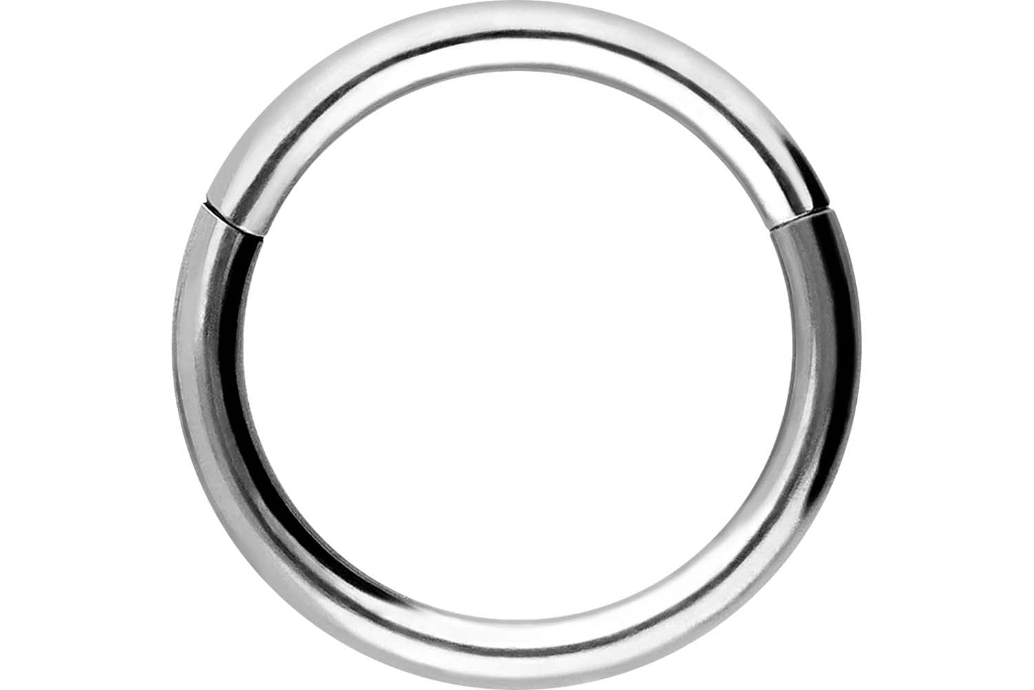PIERCINGLINE Anillo segmento Clicker de acero quirúrgico – Piercing en oro, plata, rosa, negro o azul – para nariz, tabique, oreja, hélice o tragus — view 29