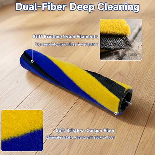 Image of V12 V15 Laser Slim Fluffy Brush Bar Replacement Soft Roller for Dyson