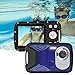 GDC8026 wasserdichte Digitalkamera / 8X Digitalzoom / 21 MP / 1080P FHD / 2,8" TFT-LCD-Bildschirm/Unterwasserkamera für Kinder/Jugendliche/Studenten/Anfänger/ältere Menschen (Blau)