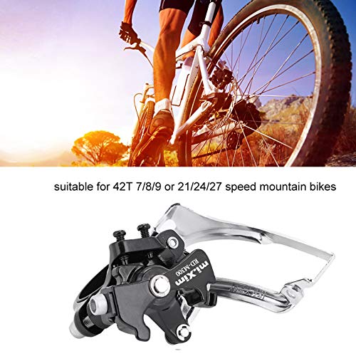 image for SOONHUA Bike Front Derailleur, Bicycle Derailleur, Hard Metal Bike Fro