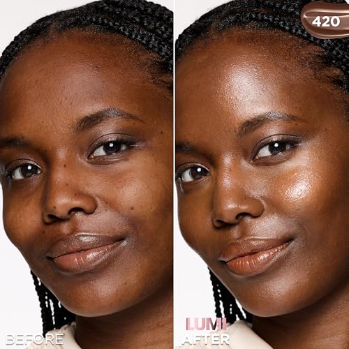 L'Oreal Paris Lumi Le Glow Skin Tint, Lightweight Water-Based Tinted Serum with Foundation-Like Coverage, Glow Illuminator, Neutral 420, 0.85 Fl Oz - image 2