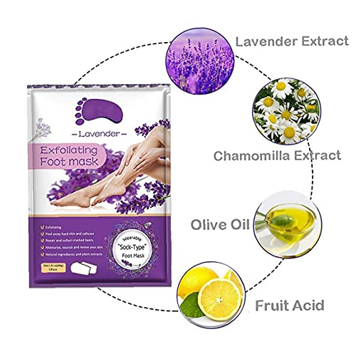 Voetverzorging, 3 Pack Foot Peel Face-Cover Callus Dode Huidcellen Remover Exfoliator Moisturizing Whitening Baby Zachte… - Image 6