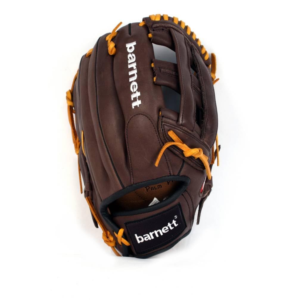 BARNETT GL-130 RH Gant de Baseball Cuir de compétition Outfield 13, pour gaucher, Marron