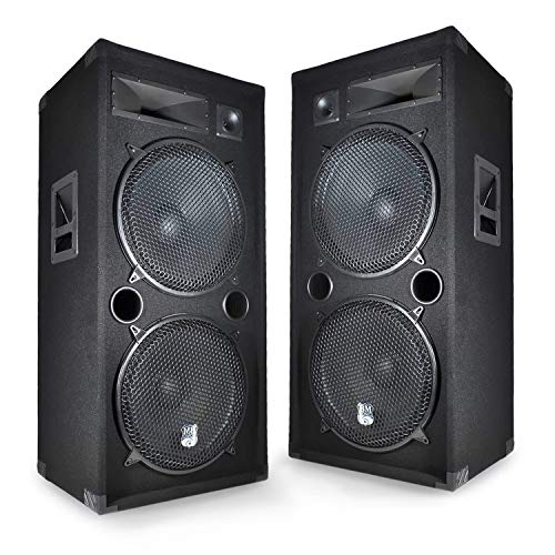 Paire d'enceintes passives sono PA 2x15"/38cm 2x1000W 3 voies bassreflex LSC215 Cover