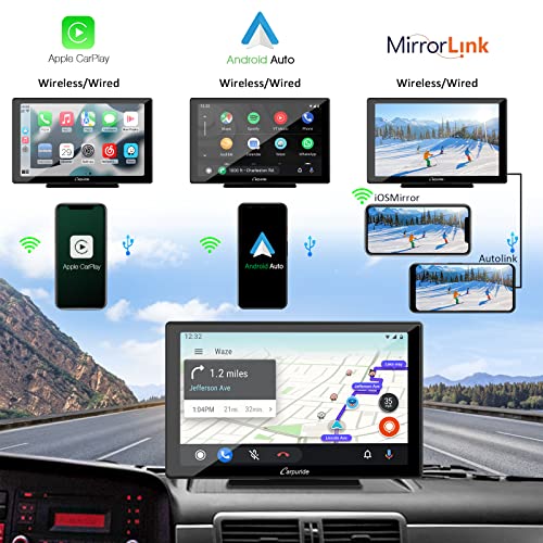 Autoradio mit Navigation Carpuride 9 Zoll Wireless Apple Carplay