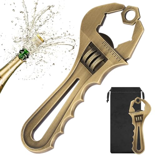 A wrench-shaped bottle opener that doubles as a conversation piece — packaged gift-ready for the mechanic or DIYer in your life.