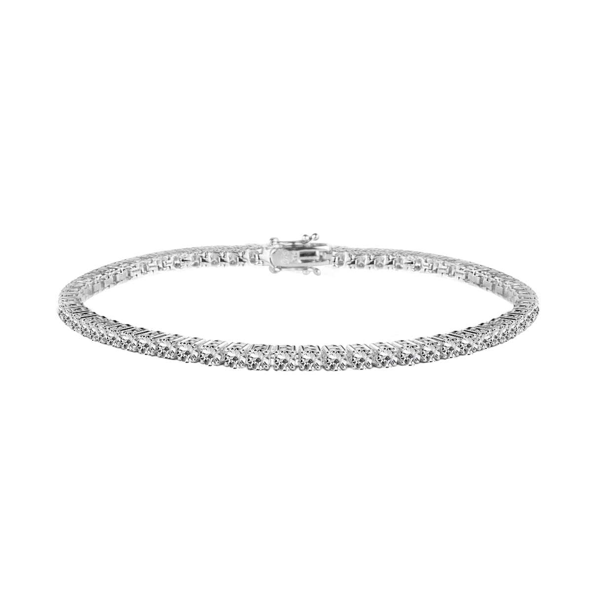 Bluespirit B-Tennis Bracciale Donna Tennis in Argento 925%, zirconi - P.25E705000400