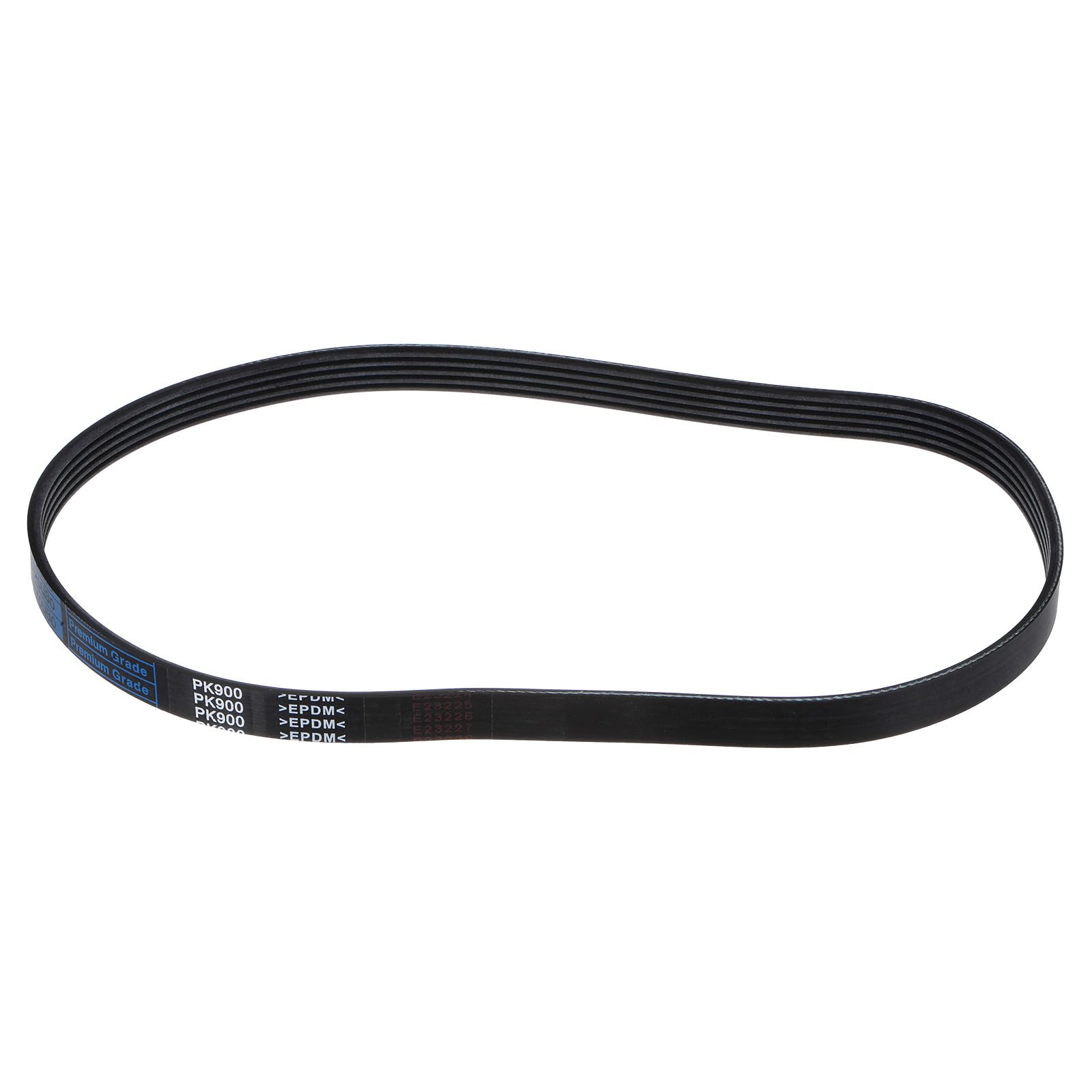 sourcing map Courroie Striée 5PK900 À 5 Nervures, Longueur de 900mm x Largeur de 18mm x Épaisseur de 5mm, Courroie Poly V en EPDM, Courroie de Transmission Industrielle Serpentine