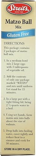 Miniatura 3 de Streit's Mix Matzo Ball Mix - Sin gluten - 4.5 onzas (paquete de 3)