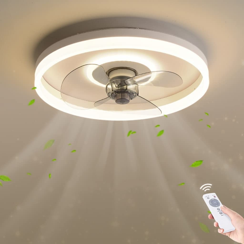 Ventilateur de conception de plafond minimaliste LED 45W haut de gamme