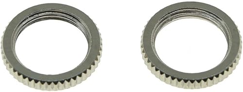 Miniatura 6 de KAISH Paquete de 2 tuercas de palanca de guitarra moleteada fina americana de 1532 pulgadas para Les Pauls con interruptor Switchcraft, color negro