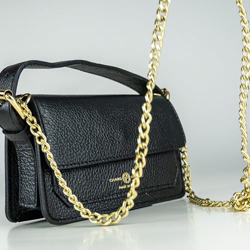 Image of Premium Italian Leather Handmade in Florence, Italy. Small Crossbody Bag for Women with a Detachable Strap Made in Italy