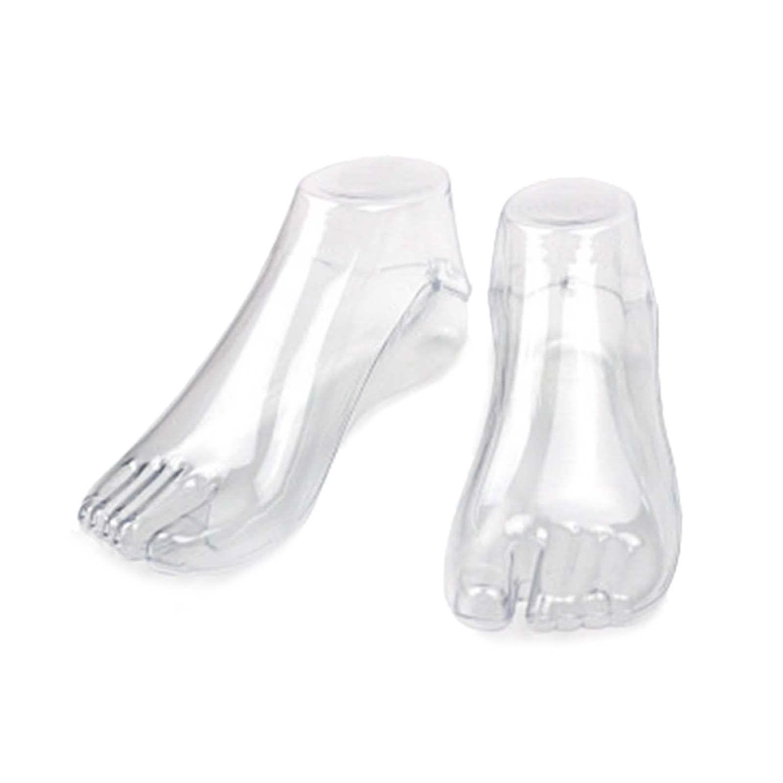 ljhnba Plastic Shoe Brace Short Foot Mold Slippers Sandal Brace Boat Socks Mold Handmade Female Model Props Foot Support Female Model Props
